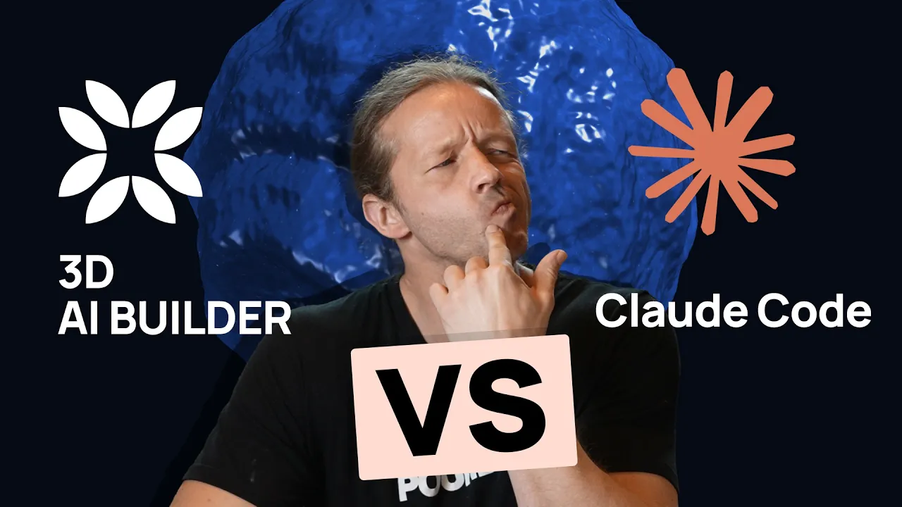 A New 3D AI Builder vs Just Claude Code? thumbnail