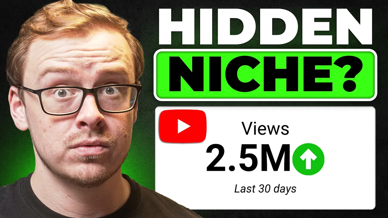 5 Hidden YouTube Niches That Got Millions of Views in 30 Days thumbnail