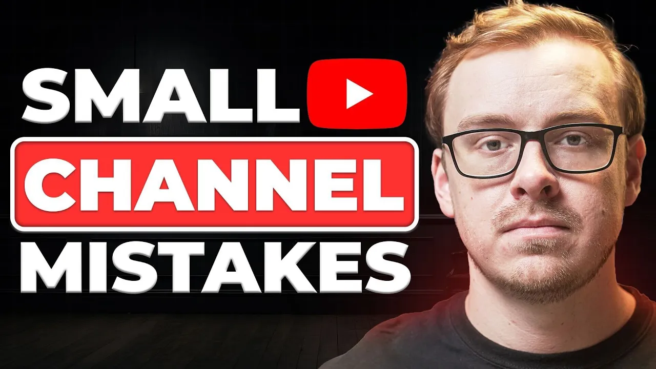 Top 5 Common Mistakes Small YouTubers Make (AVOID THESE) thumbnail