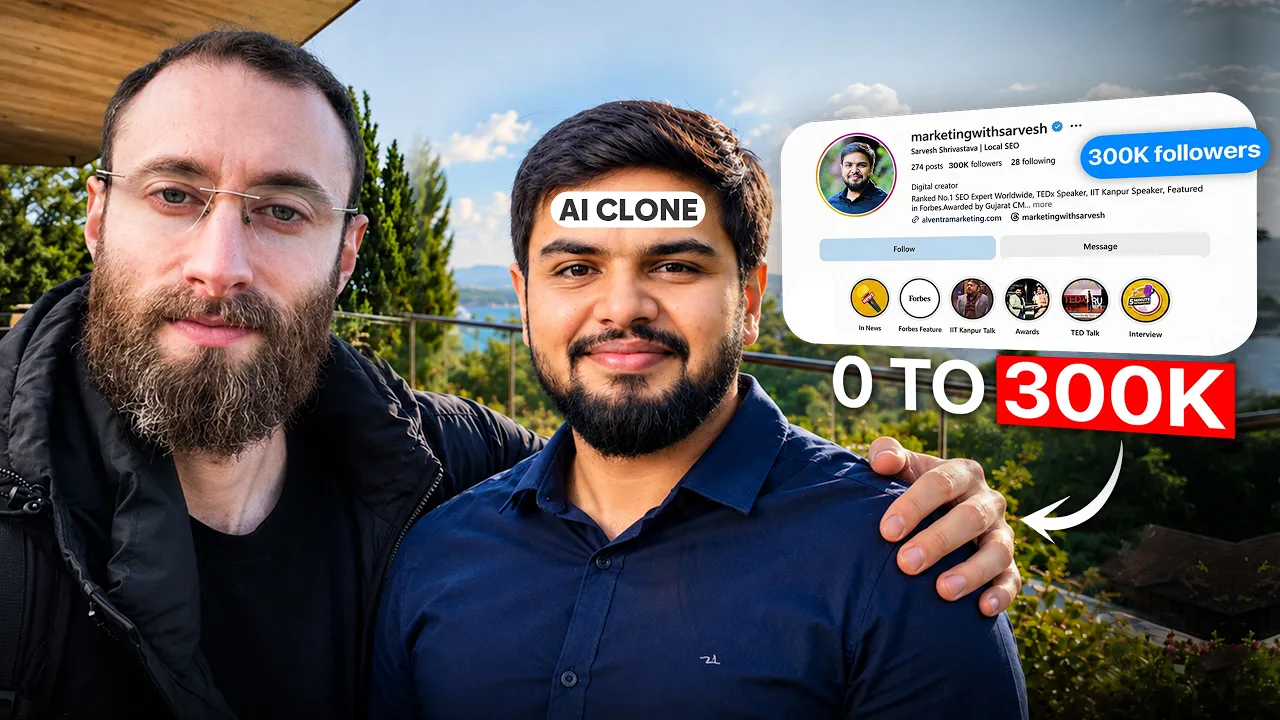 He Got 300,000 Followers With AI Videos of Himself: His Exact Workflow thumbnail