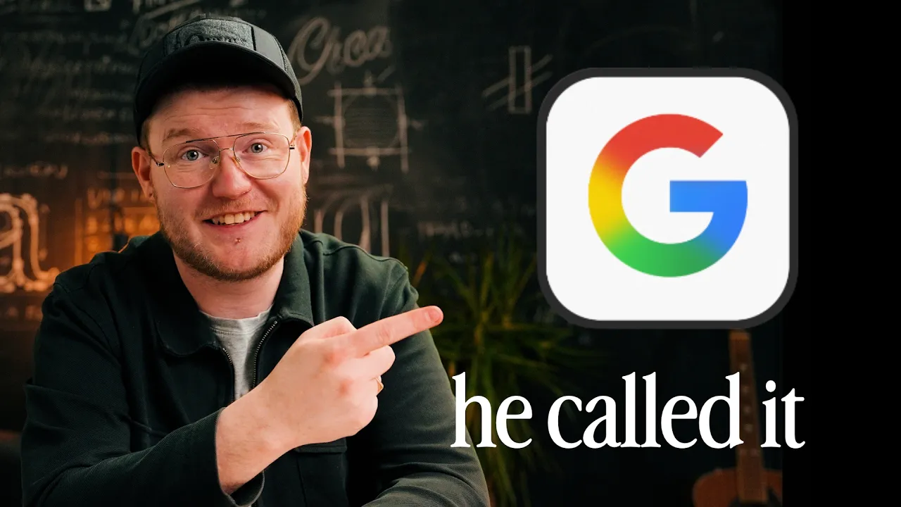 He Redesigned Google's Logos BEFORE Google Did 🔥 thumbnail