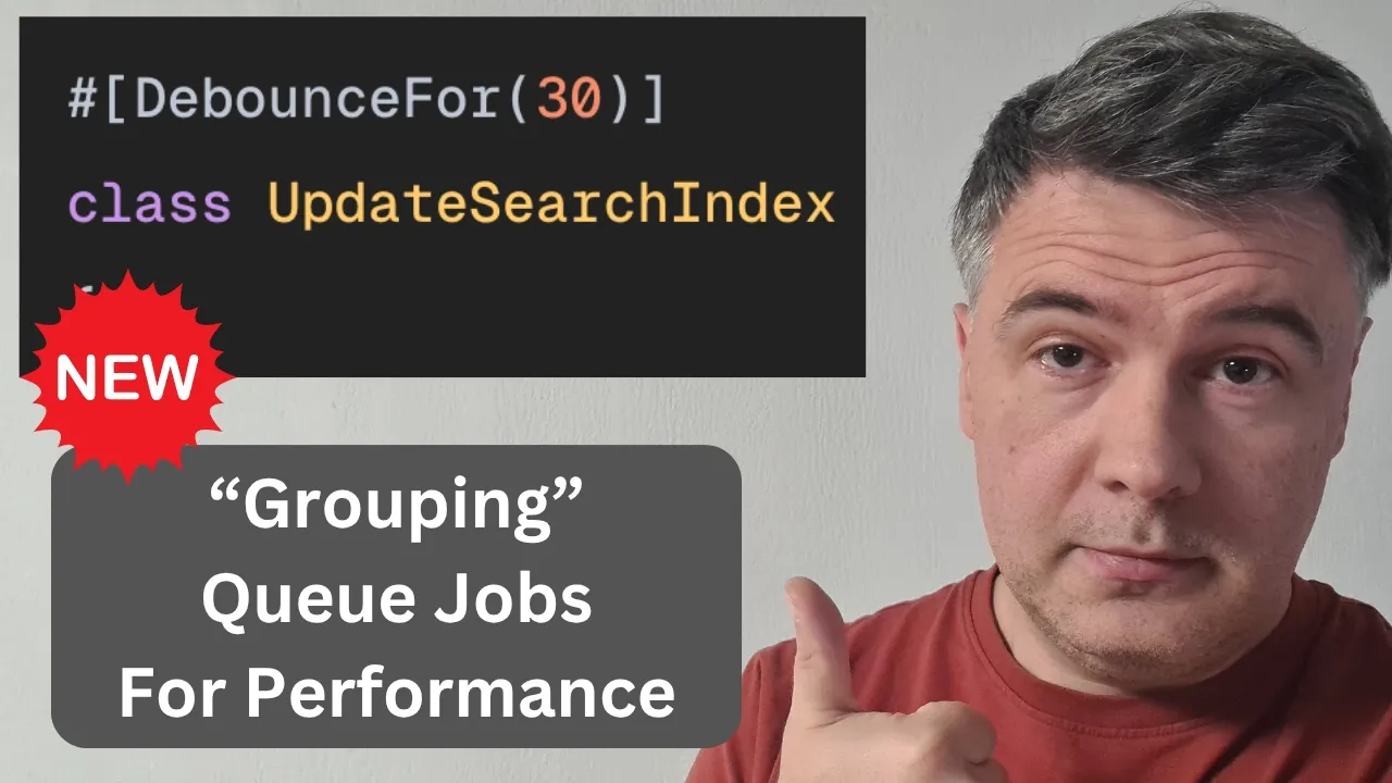 NEW in Laravel 13.6: Debounced Queue Jobs thumbnail