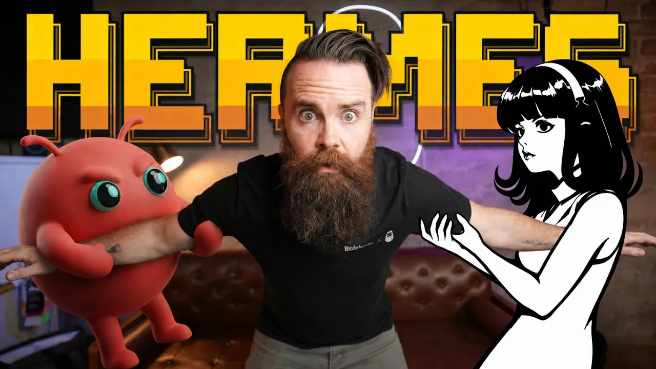 I'm switching to Hermes (goodbye OpenClaw!!) thumbnail