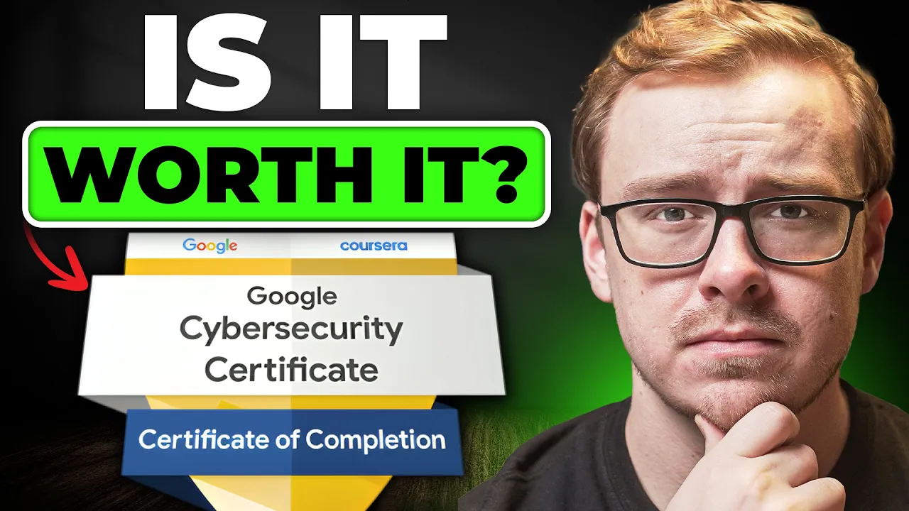 Is the Google Cybersecurity Professional Certificate Still Worth It In 2026? (AI UPDATE!) thumbnail