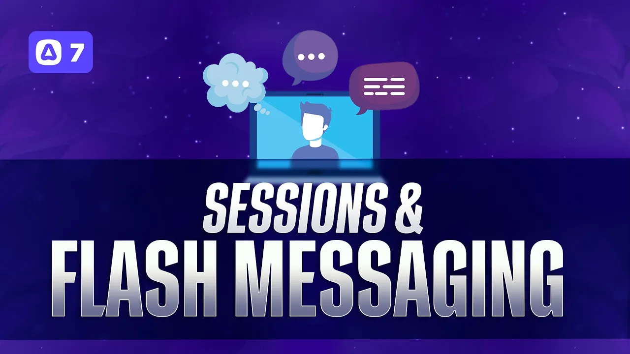 #17 | Sessions & Flashing Messages - AdonisJS 7 thumbnail