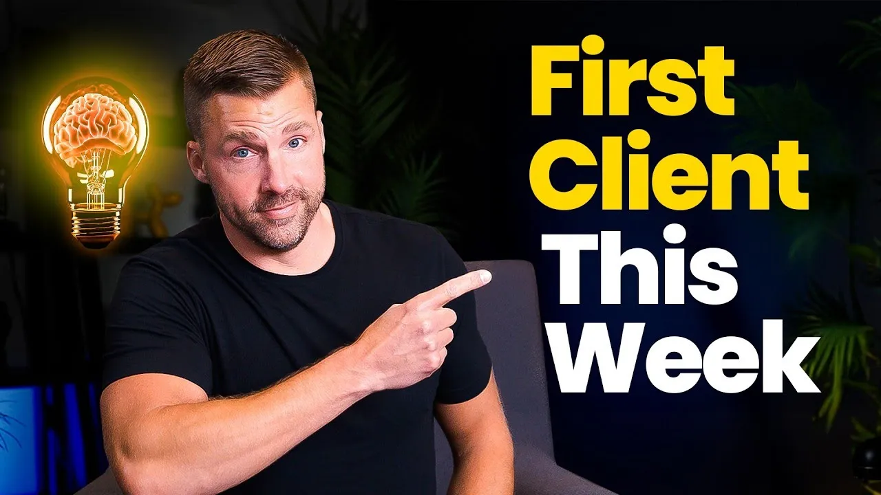 How I'd Get My First Agency Client In 7 Days (Starting From Zero) thumbnail