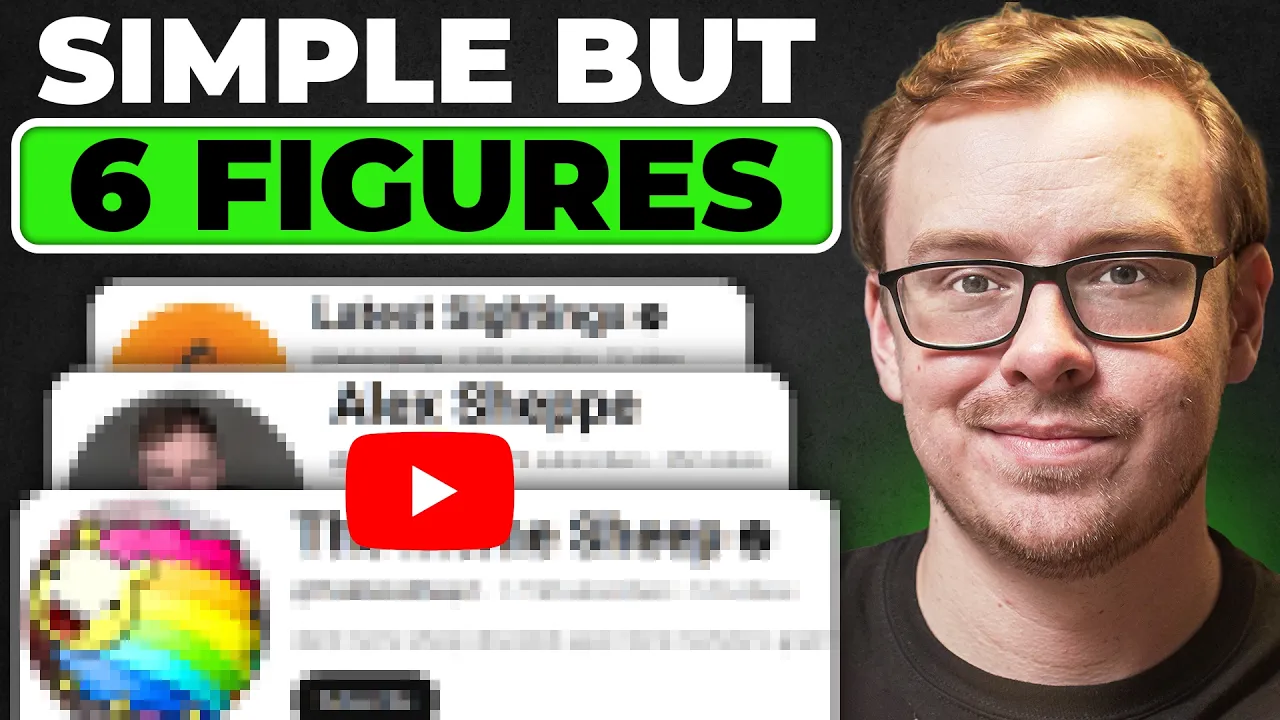 6 Simple YouTube Channels Making 6 Figures in 2026 thumbnail