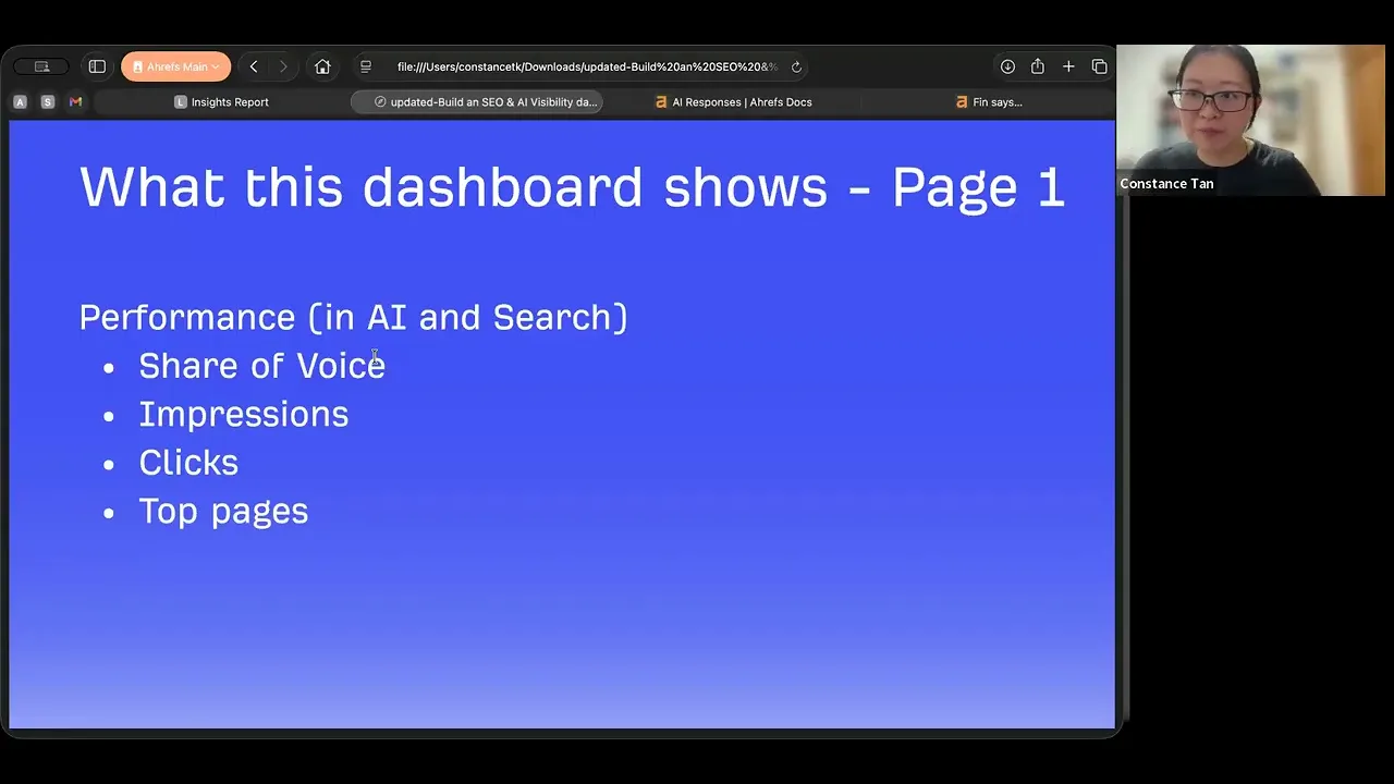 Build an SEO & AI Visibility dashboard with (mostly) Free Ahrefs APIs thumbnail