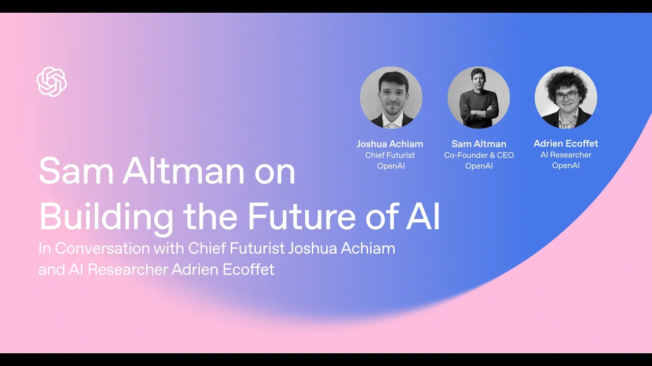 Sam Altman on Building the Future of AI thumbnail