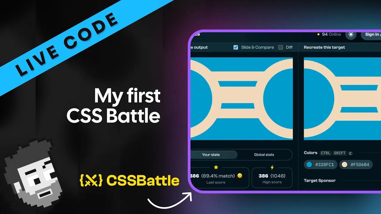 My First CSS Battle thumbnail