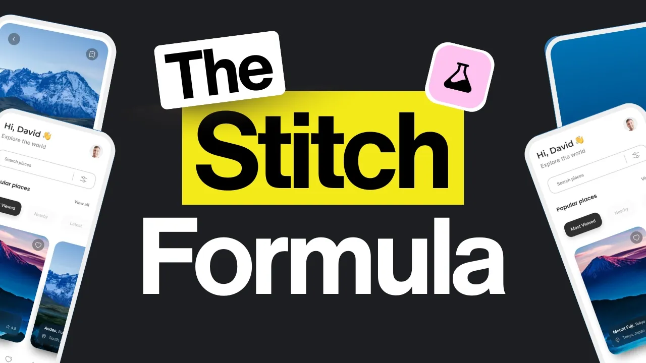4 Ways to Actually Use Stitch 2.0 in AI Coding thumbnail