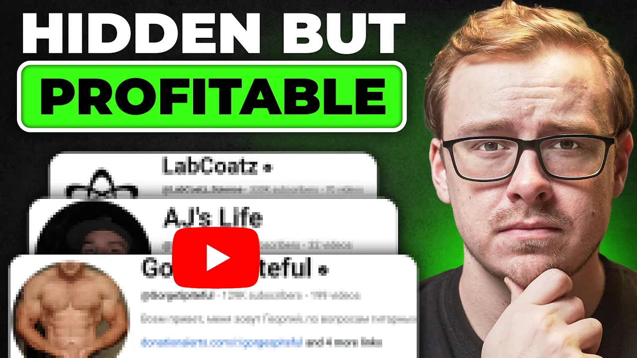 6 Weird YouTube Channels Secretly Making Five Figures A Month in 2026 thumbnail