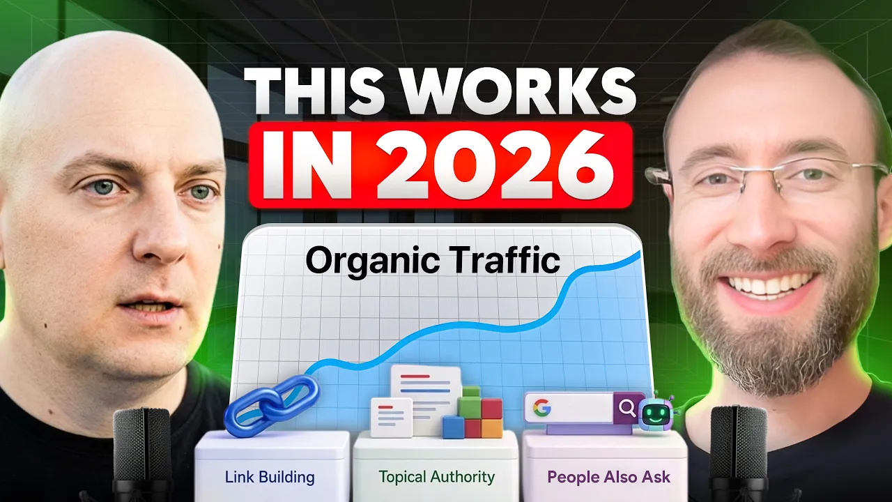 SaaS SEO in 2026: Link Building, Topical Authority & the GEO Hype thumbnail