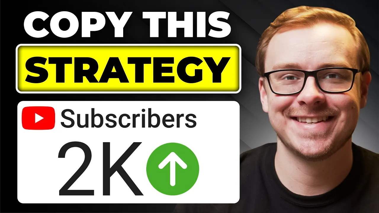 How I Got 2000 Subscribers In A Week (Do This To ACTUALLY GROW On YouTube) thumbnail