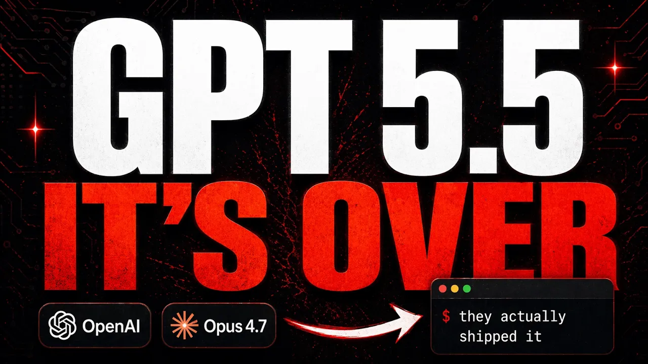 OPENAI COOKED? GPT 5.5 JUST DROPPED (ChatGPT's Mythos) thumbnail
