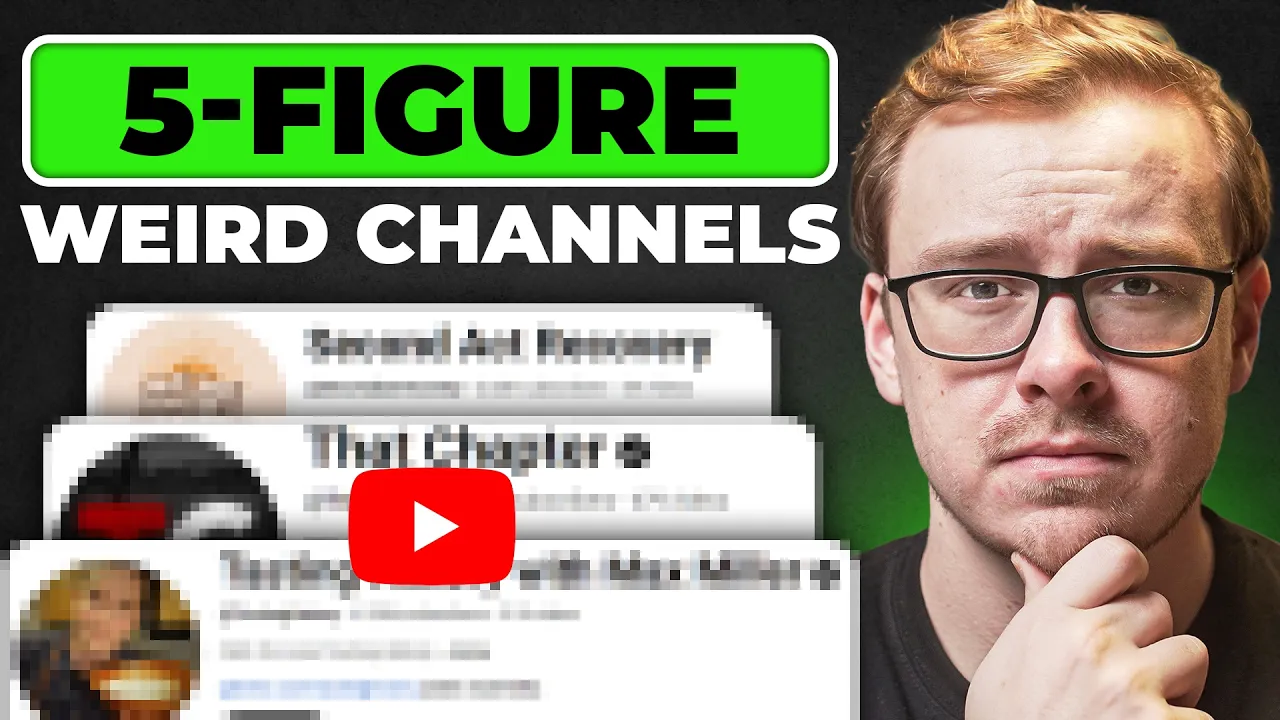 5 Weird YouTube Channels Making Five Figures A Month In 2026 thumbnail
