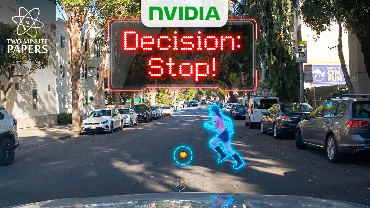 NVIDIA’s New AI Just Cracked The Hardest Part Of Self Driving thumbnail