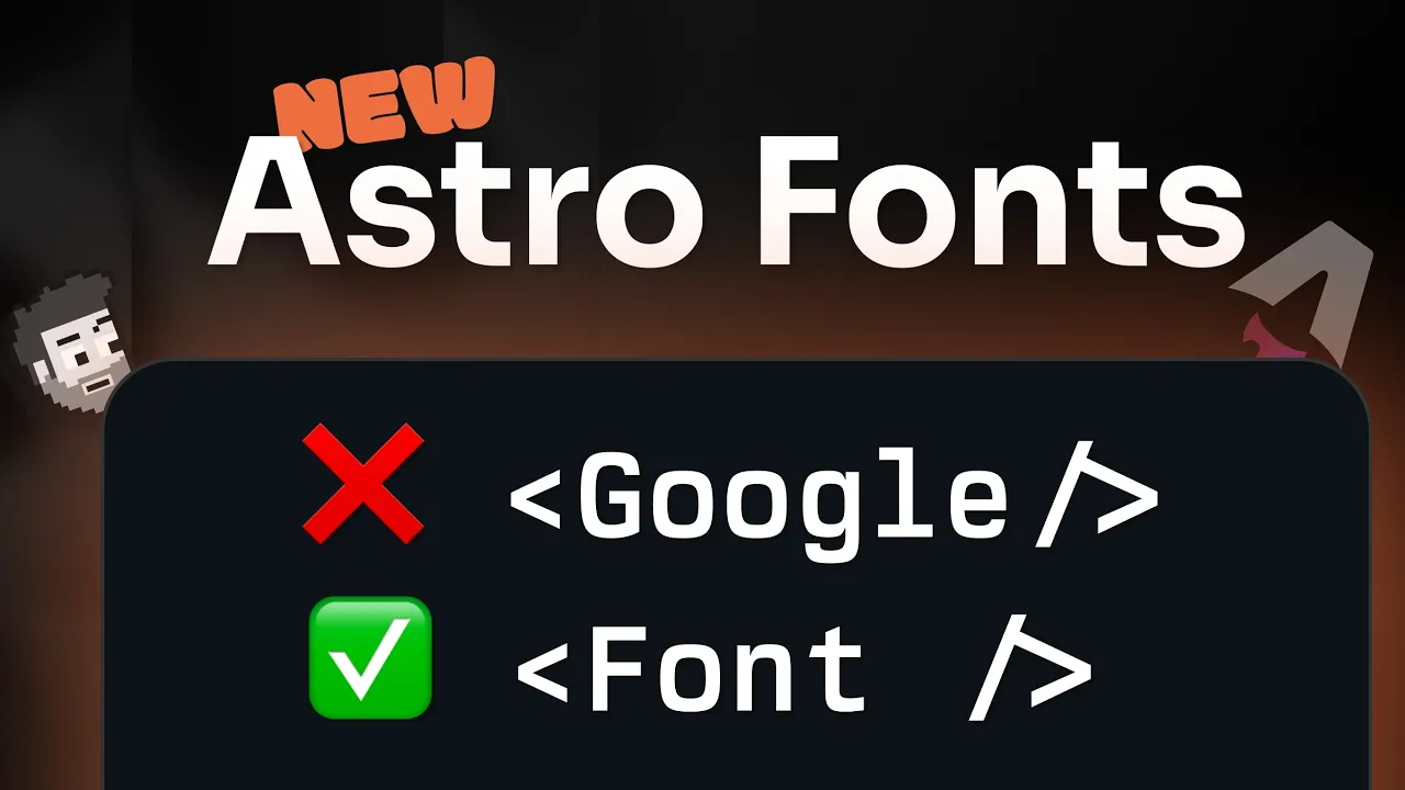 Astro's new Fonts API thumbnail