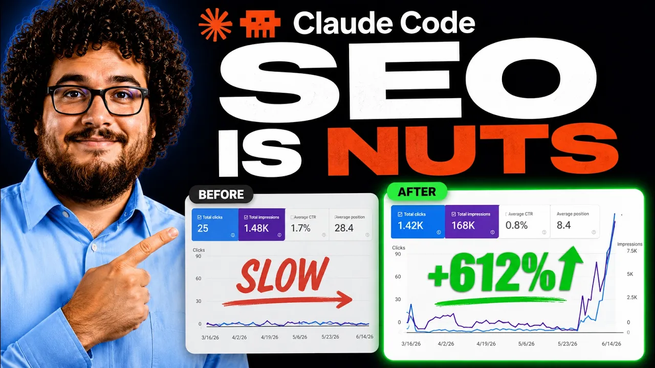 Claude Code SEO: I Should Be SELLING This Method (INSANE) thumbnail