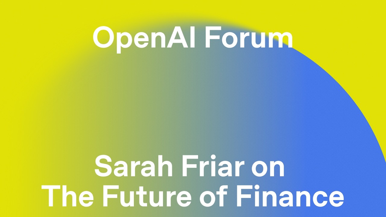 OpenAI's CFO Presents the Future of Finance with University of California’s Chief Investment Officer thumbnail