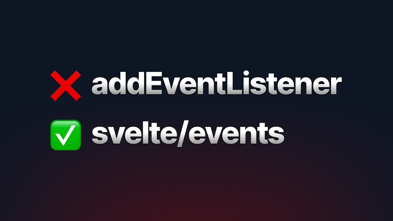 Avoid These Mistakes With Svelte Events thumbnail