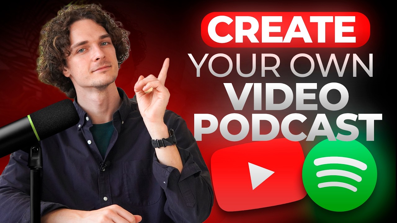 How To Start Your Video Podcast (Step by Step Guide) 🎧 thumbnail