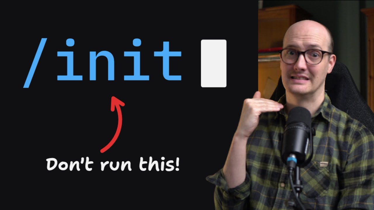 Never Run claude /init thumbnail