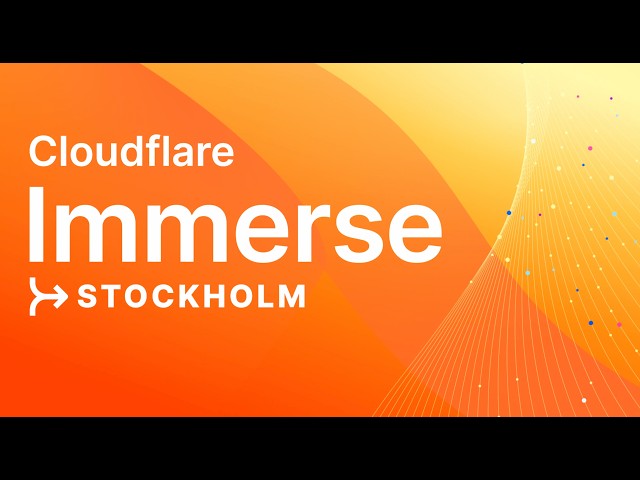 Customer Panel: Bridging Tech & Experience | Cloudflare Immerse Stockholm 2026 thumbnail