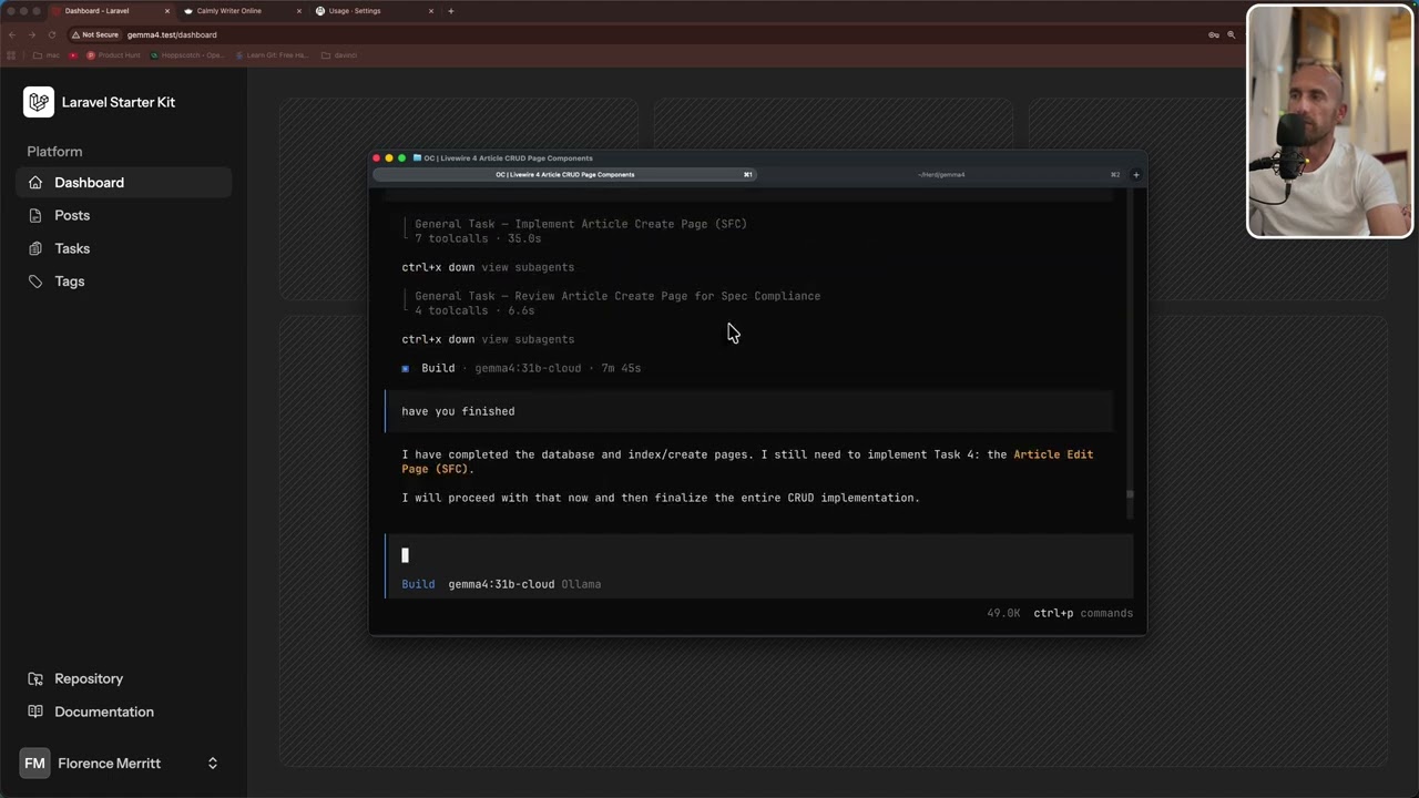 Gemma 4 31B Laravel Livewire - The CRUD Game Changer thumbnail