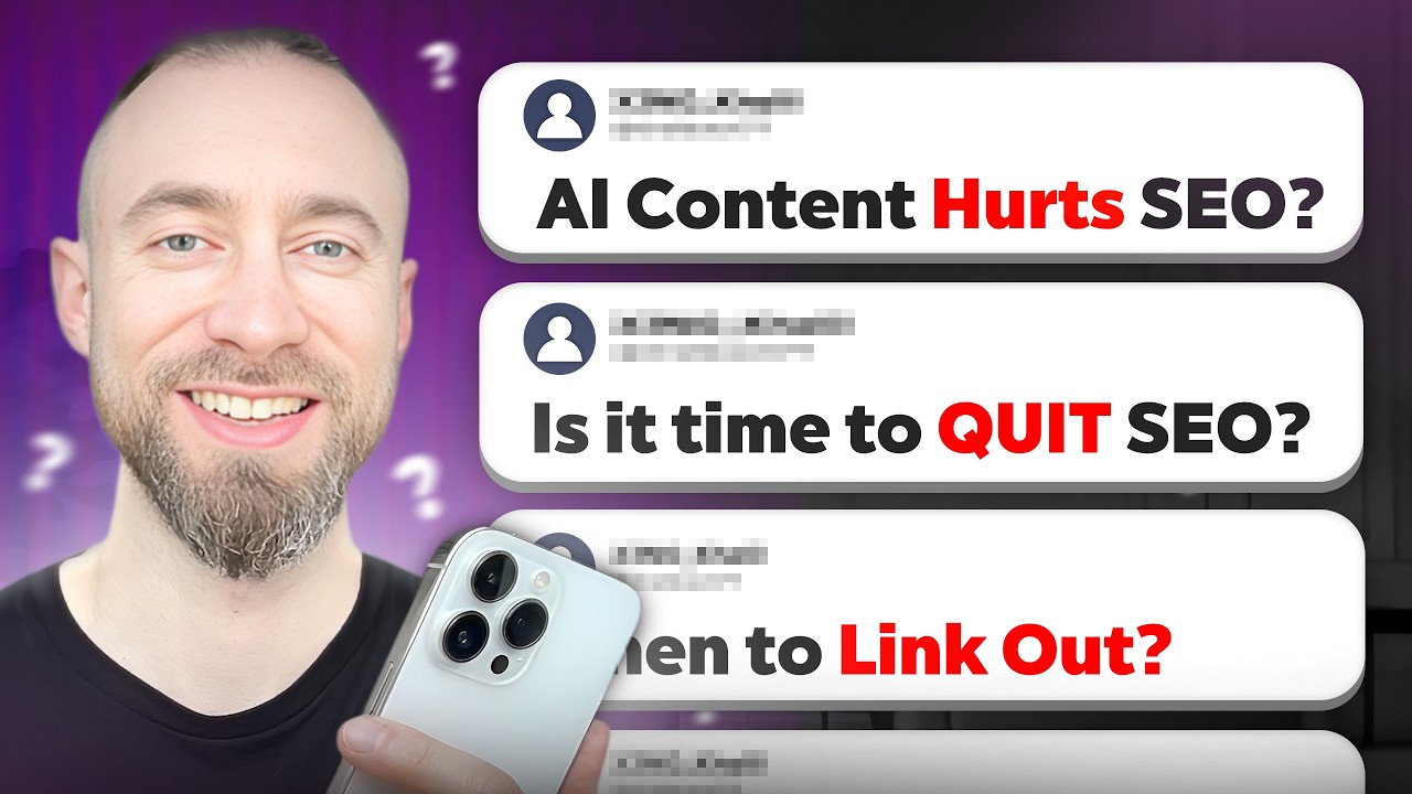 SEO Listener Q&A: AI Writing, Outbound Links, Ranking Without Backlinks, and Is SEO Still Worth It? thumbnail