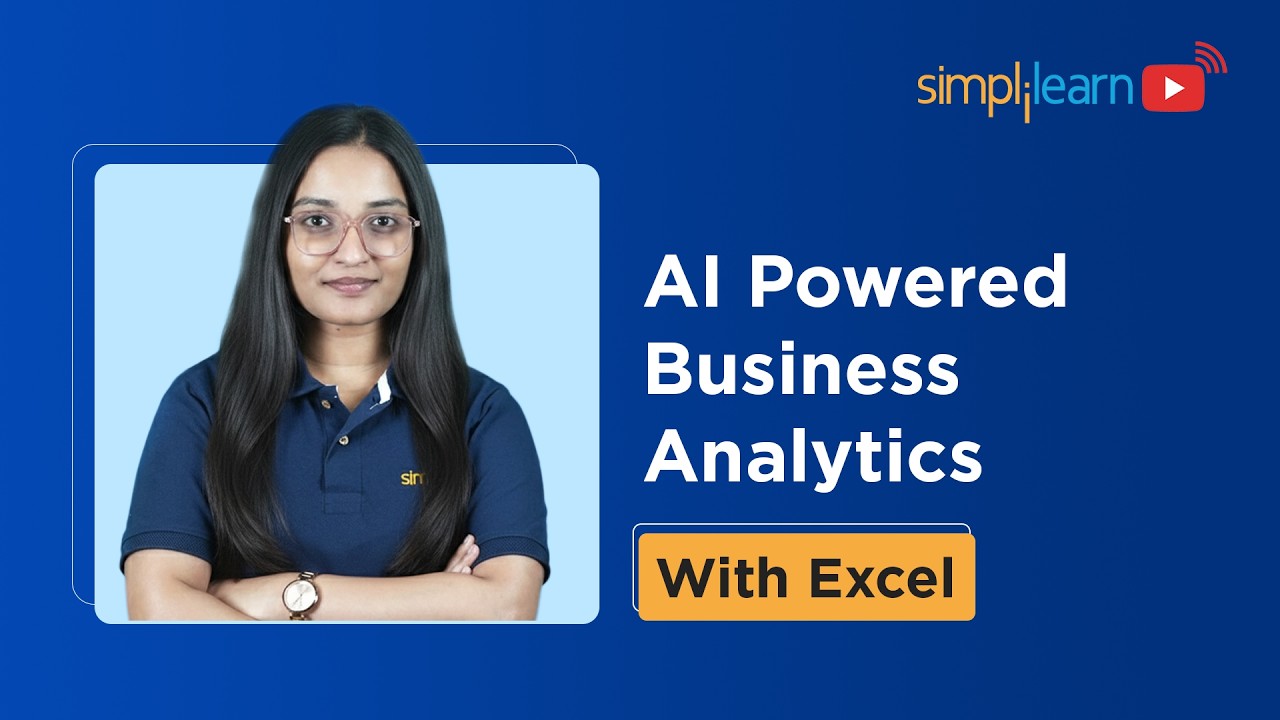 AI Powered Business Analytics with Excel Full Course | Excel For Business Analytics | Simplilearn thumbnail