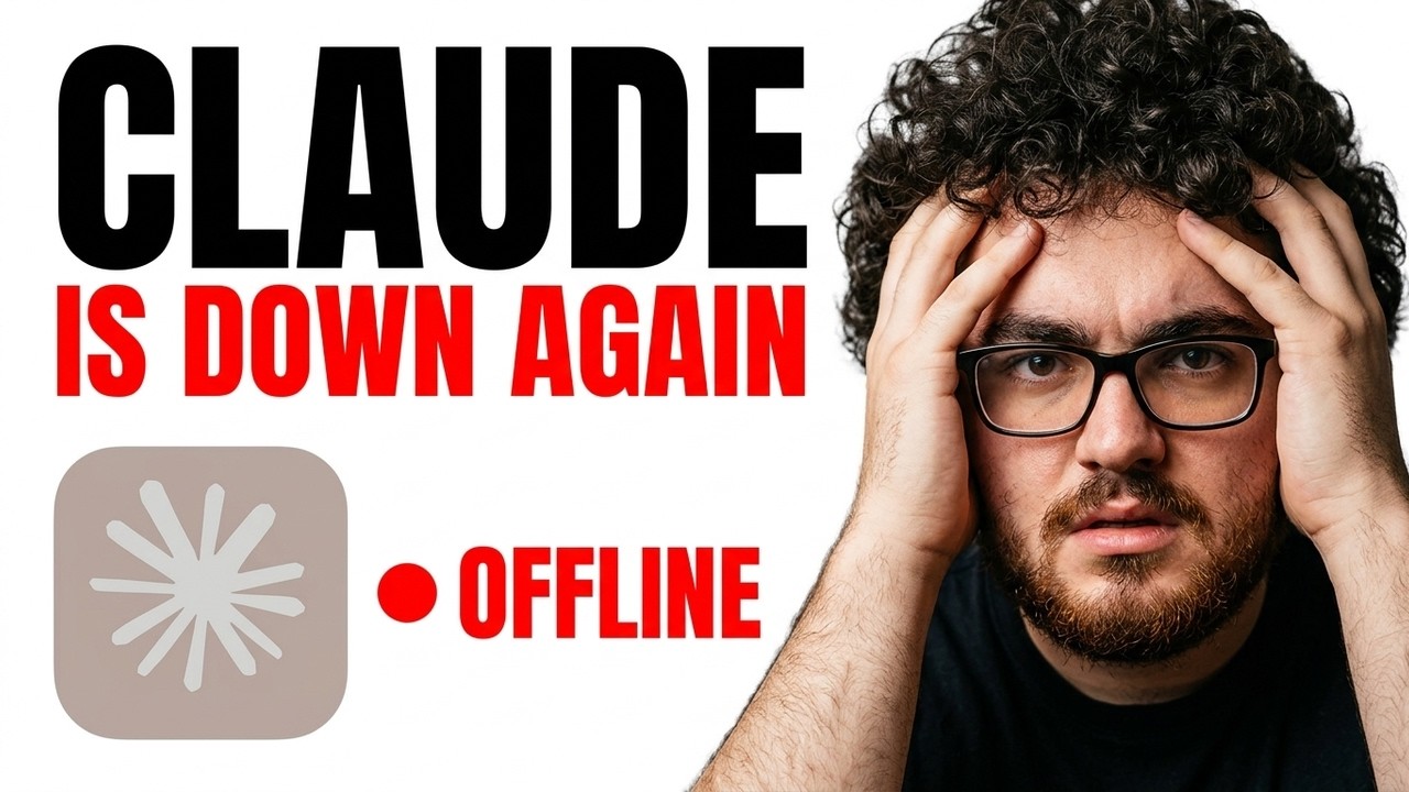 🔥 Claude Code Down AGAIN? So I used a FREE Alternative (IT RAN FOR 2+ HOURS) thumbnail
