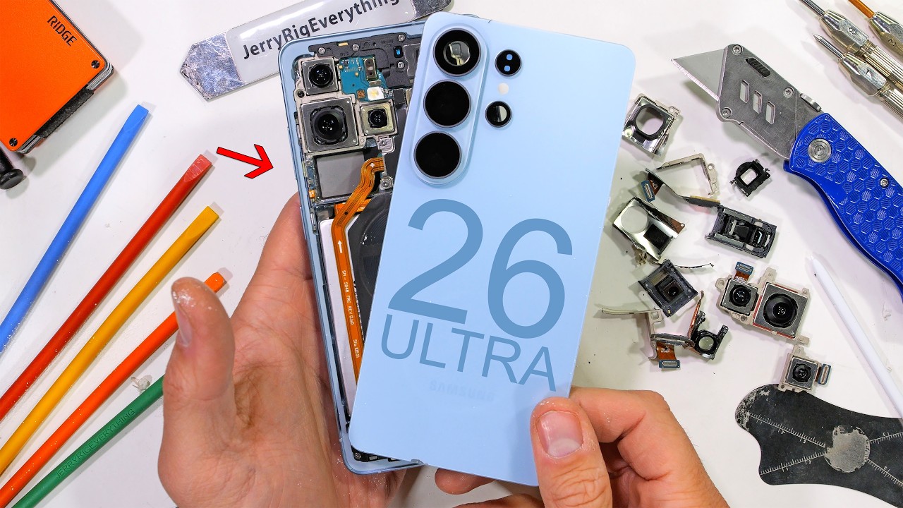 They cant keep this private - Samsung S26 Ultra Teardown thumbnail