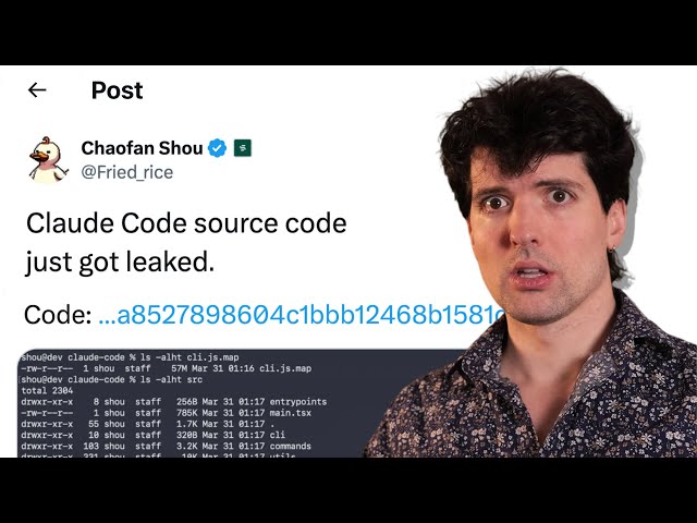 BREAKING: Claude Code source leaked thumbnail