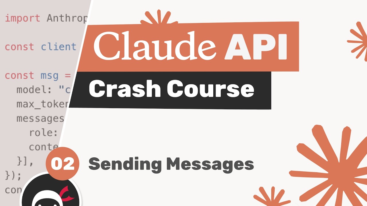 Claude API Crash Course #2 - Sending a Message thumbnail