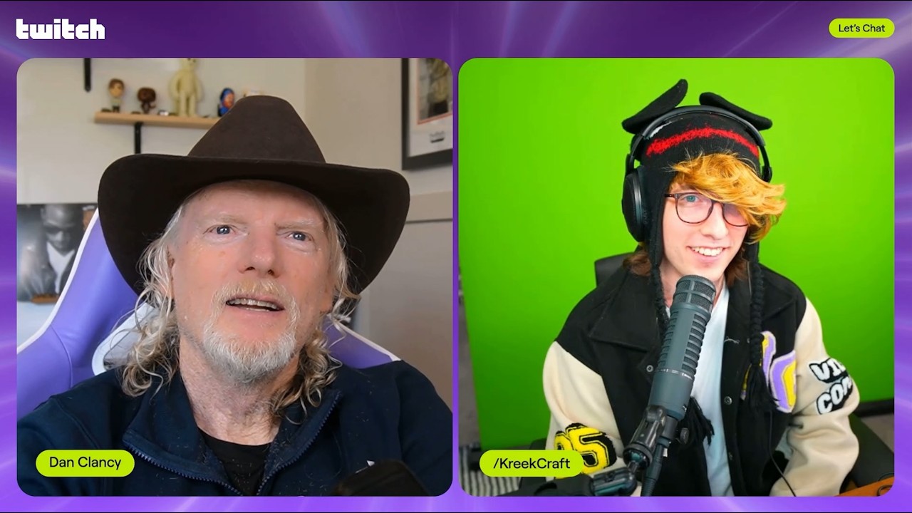 Dan Clancy talks to ROBLOX Streamer KreekCraft | Let's Chat Podcast EP 2 thumbnail