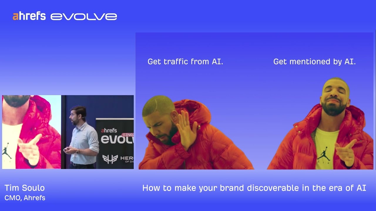 Tim Soulo: How to make your brand discoverable in the era of AI | Ahrefs Evolve Singapore 2026 thumbnail