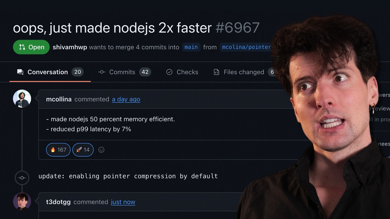They cut Node.js Memory in half 👀 thumbnail