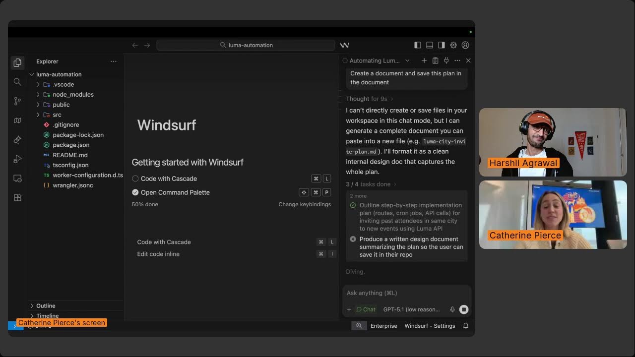 Vibe coding with Windsurf | Vibe Coding with Catherine and Harshil thumbnail