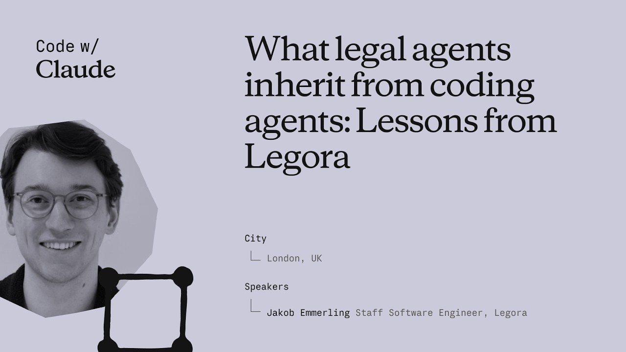 What legal agents inherit from coding agents: Lessons from Legora thumbnail