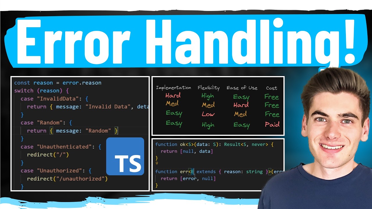 How To Handle Errors Like A Senior Dev thumbnail