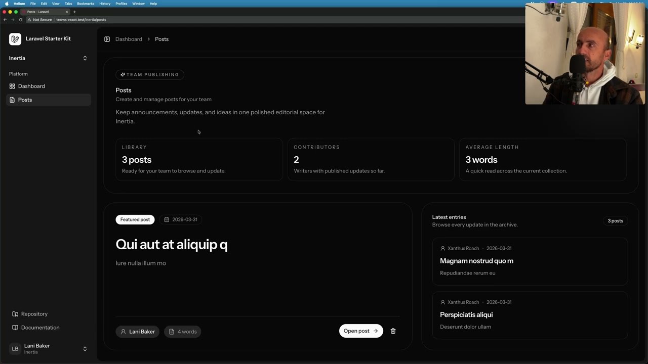 Laravel 13 Teams Tutorial: Complete CRUD thumbnail