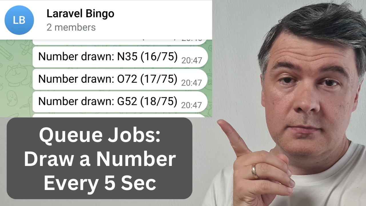 Laravel Queues Example: Telegram Bot with Self-Dispatching Jobs thumbnail