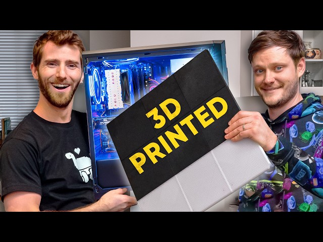 He 3D Printed a case instead of buying one? - AMD $5000 Ultimate Tech Upgrade thumbnail