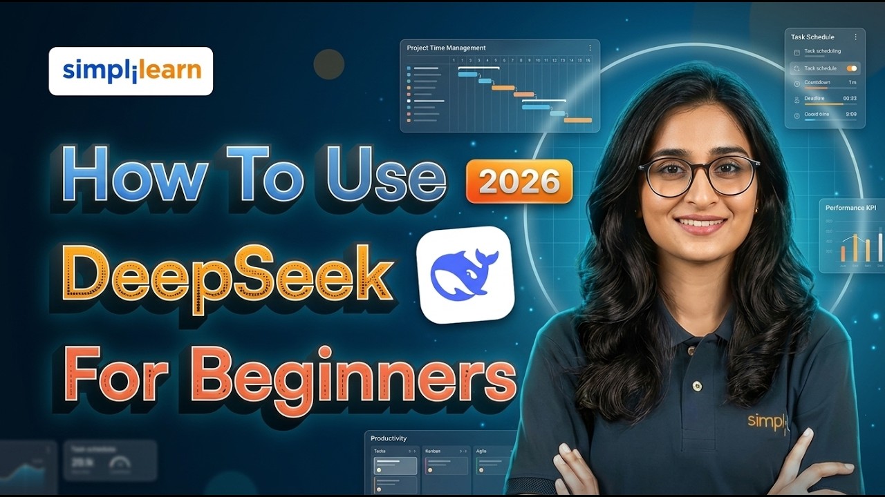 How To Use DeepSeek? | DeepSeek Tutorial For Beginners | Getting Started With DeepSeek | Simplilearn thumbnail