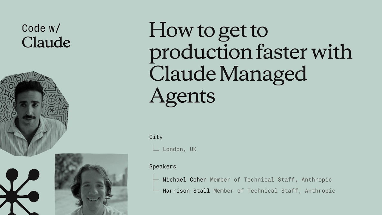 How to get to production faster with Claude Managed Agents thumbnail
