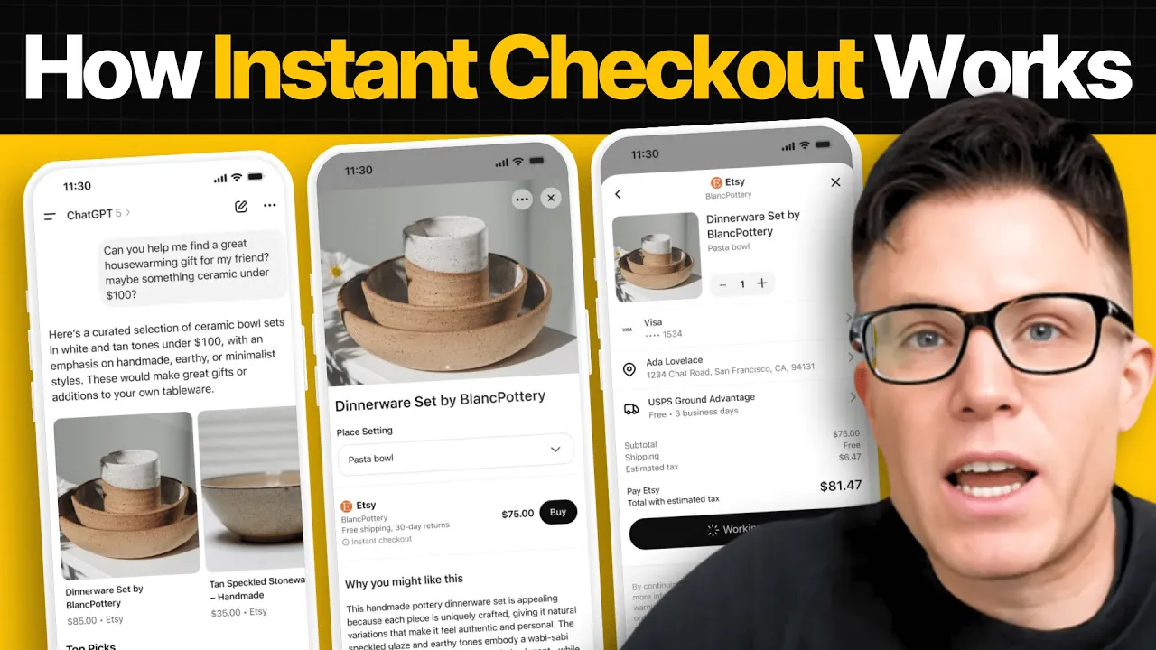 ChatGPT's Instant Checkout is HERE (and What It Means to Retailers) thumbnail