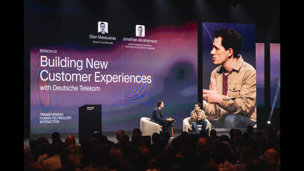 How Deutsche Telekom Is Deploying AI Voice Agents to Millions of Customers | ElevenLabs Summit thumbnail