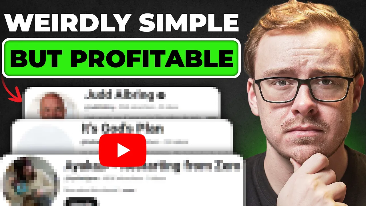 5 “Weirdly Simple” YouTube Channels Making 6 Figures thumbnail