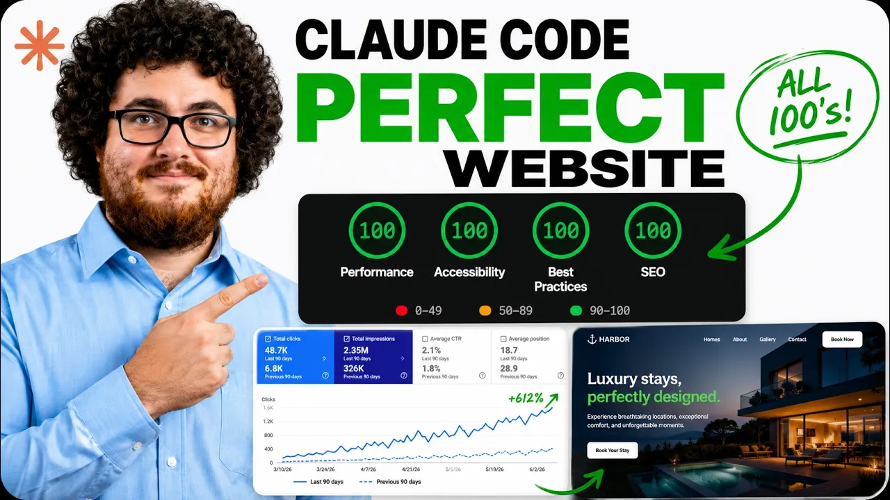 Claude Code SEO: Make ANY Site PERFECT (IN 10 MINS) thumbnail